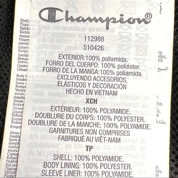 Champion C Logo Track Jacket in Black - Picture 9 of 10